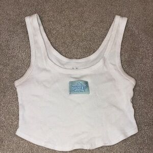Boys Lie Cropped Rib Tank Womens Size Medium